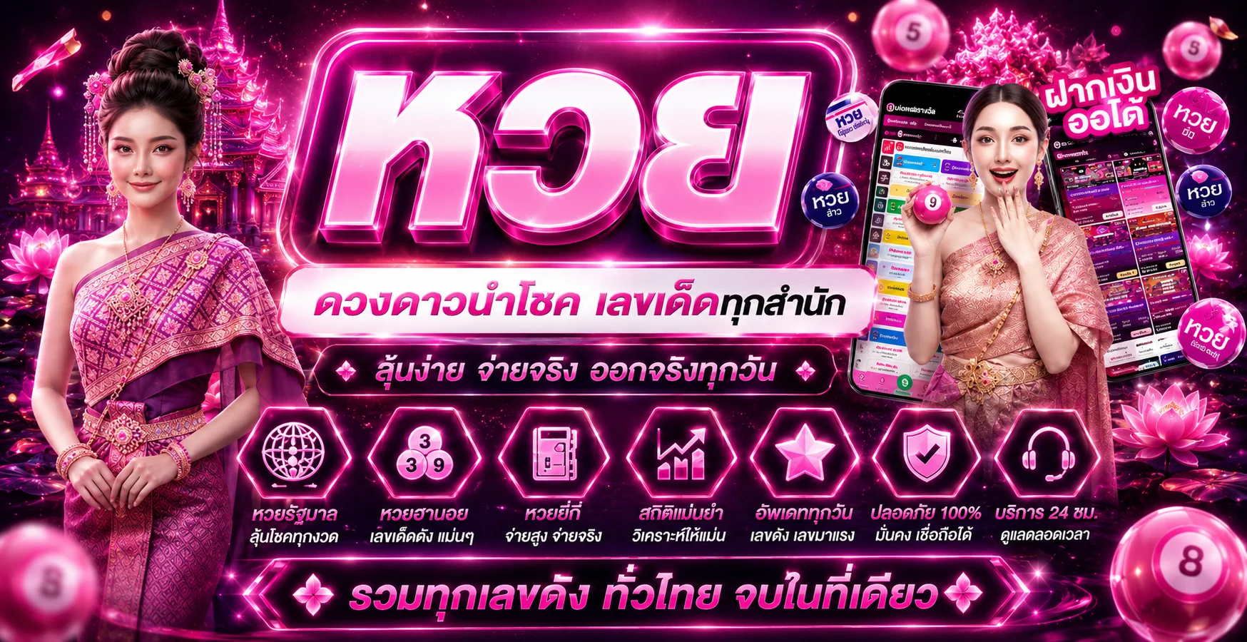 หวยออนไลน์ AMB168WIN เว็บตรง แทงหวยครบทุกประเภท